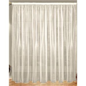 Тюль микровуаль кремовая  однотонная готовая