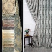 Классическая портьерная ткань, ткань для штор. Дамаск жаккард