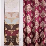 Портьерные ткани, ткань для штор классический вензель Дамаск